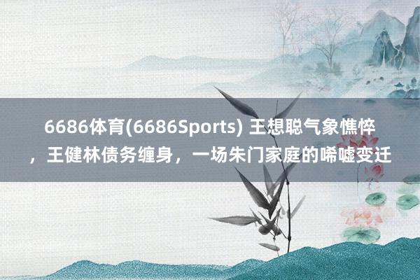 6686体育(6686Sports) 王想聪气象憔悴，王健林债务缠身，一场朱门家庭的唏嘘变迁