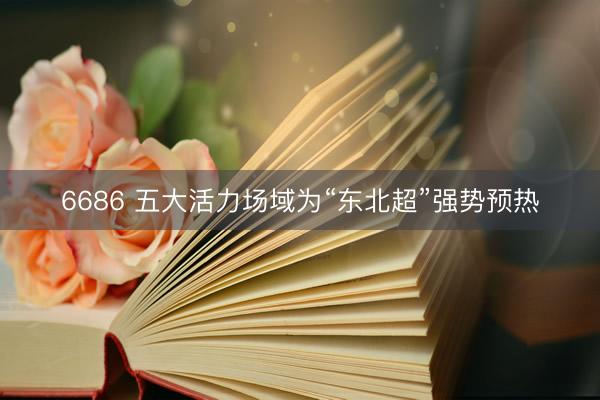 6686 五大活力场域为“东北超”强势预热